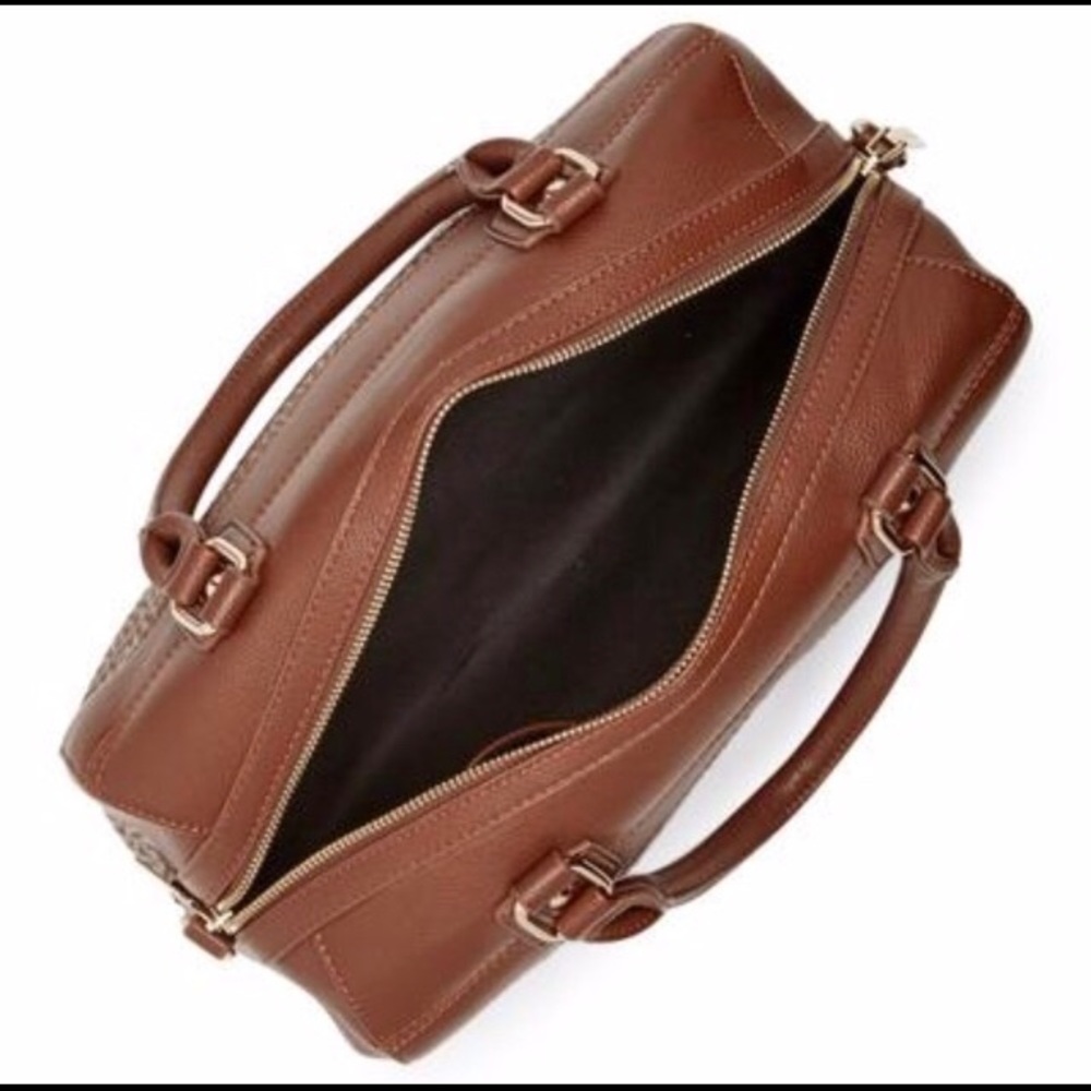 Pink Haley Faux Leather Satchel - Picture 3 of 3